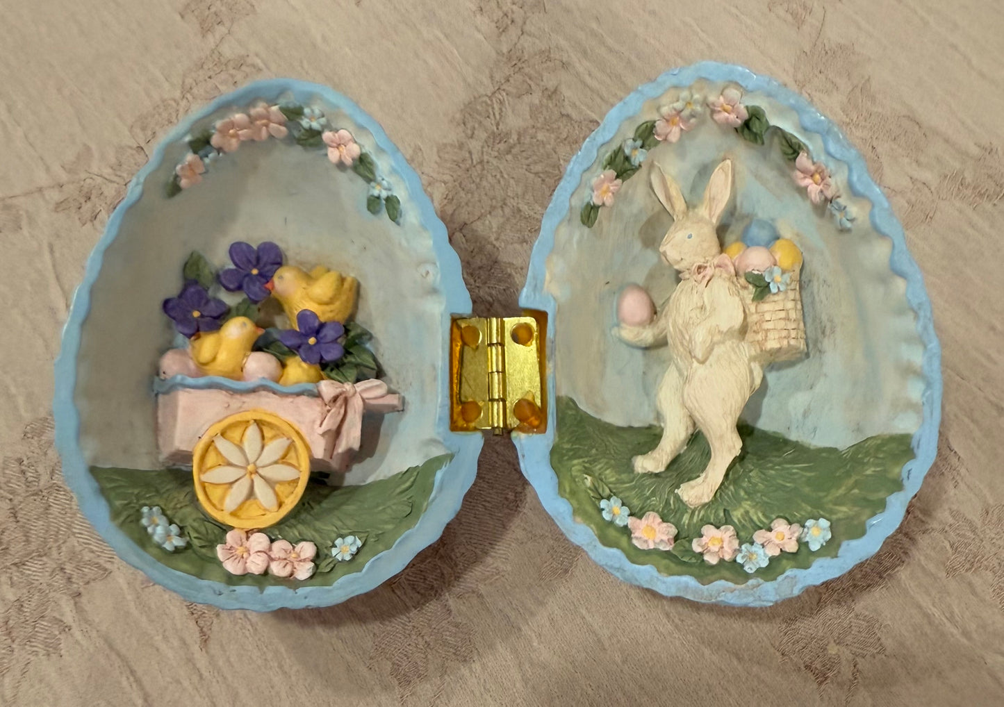 Vintage Lillian Vernon “Peter Rabbit” Hinged Easter Egg Diorama (1990s)